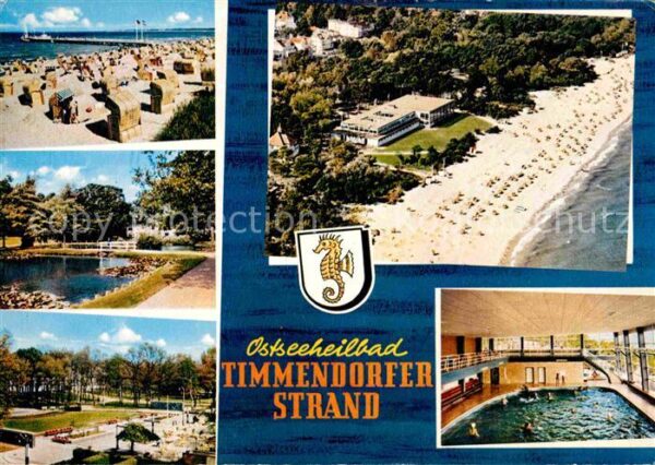 Timmendorfer Strand Strand Promenade Hallenbad Fliegeraufna