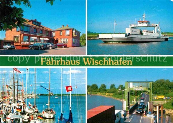 Wischhafen Fährhaus Fähre Yachthafen
