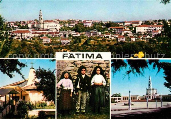 Fatima Teilansichten Kirche Platz Kinder Trach