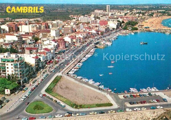 Cambrils Vista parcial Puerto vista aerea