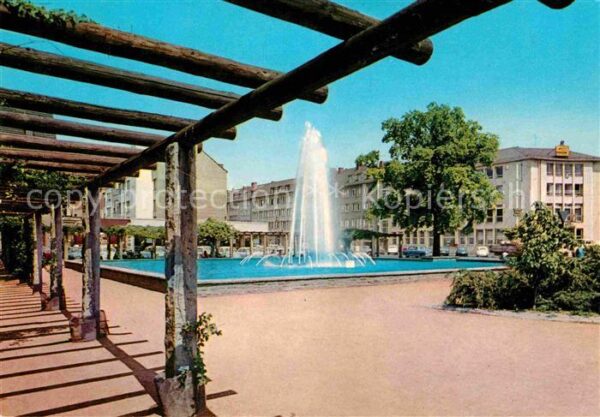Moenchengladbach Bismarckplatz Fontäne