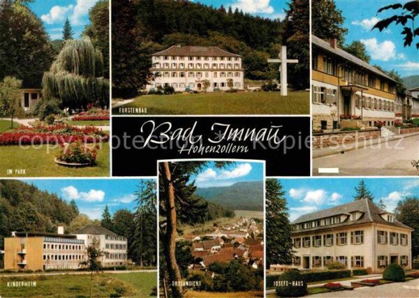 Bad Imnau Stahlbad Park Fürstenbau Kreuz Kinderhe