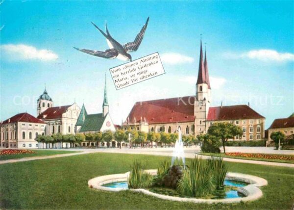 Altoetting Kapellplatz Kirce Wallfahrtsort Briefsc
