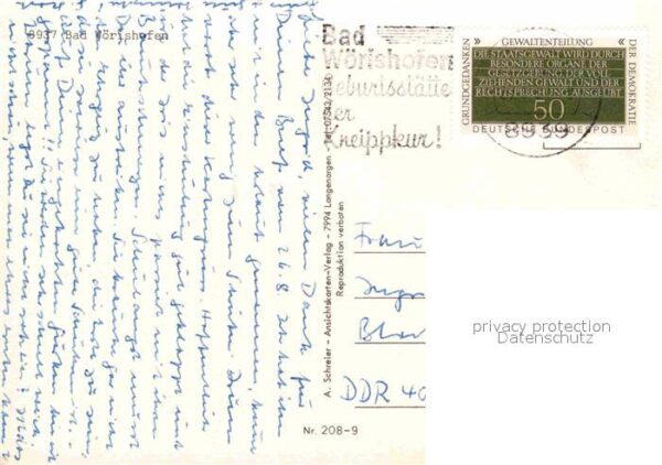 Bad Woerishofen Kneipp Kur Heilbad Wassertreten Kurhaus – Bild 2