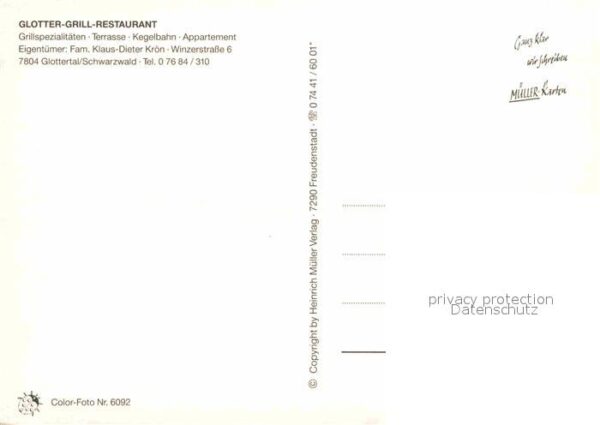 Glottertal Panorama Glotter Grill Restaurant – Bild 2