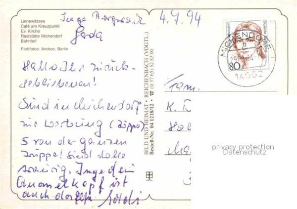 Michendorf Lienewitzsee Cafe am Kreuzpunkt Kirche – Bild 2