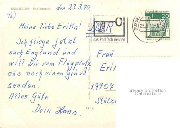 Duesseldorf Rheinansicht Dampfer Kirche – Bild 2