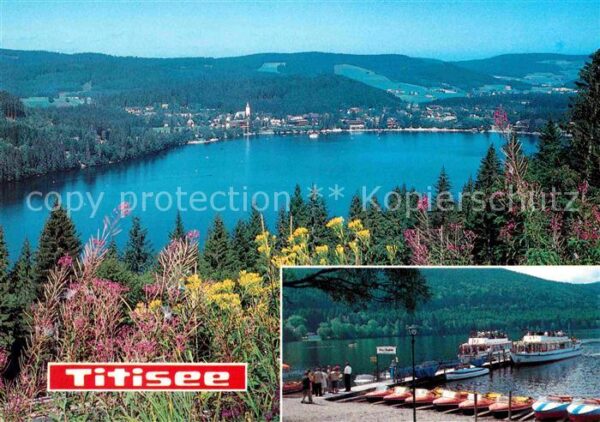 Titisee Panorama Schwarzwald Bootsverleih Rundf