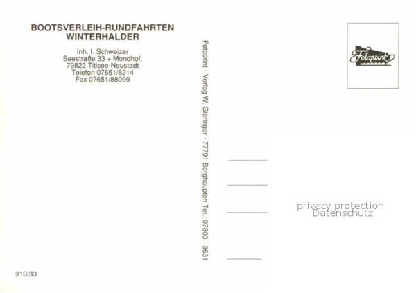Titisee Panorama Schwarzwald Bootsverleih Rundf – Bild 2