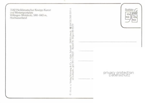 Willingen Sauerland Heilklimatischer Kneipp Kurort Wintersp – Bild 2