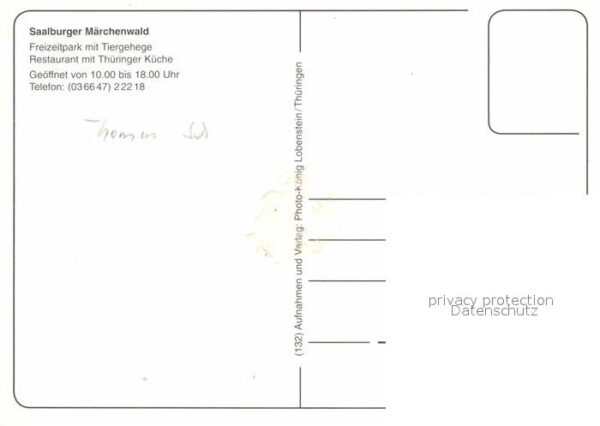 Saalburg Saale Märchenwald Freizeitpark mit Tiergehege – Bild 2