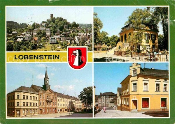 Lobenstein Bad Alter Turm Parkpavillon Markt Rathaus F