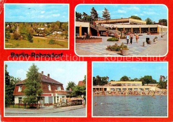 Rahnsdorf Berlin Teilansicht Strandbad Müggel Cafe am Mü