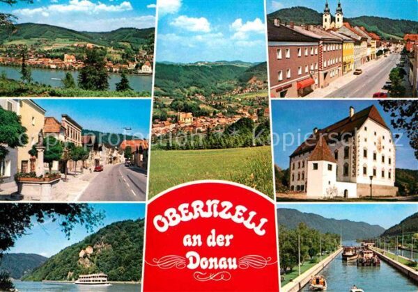 Obernzell Panorama Hauptstrasse Ausflugsdampfer