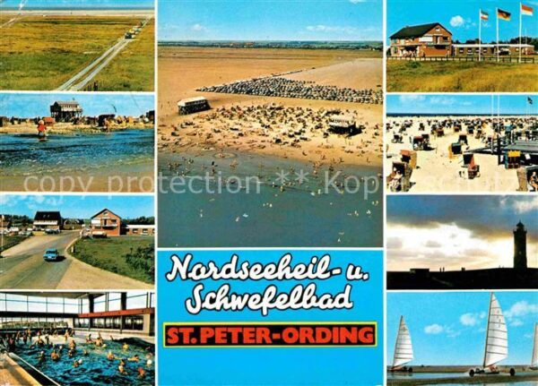 Boehl St Peter-Ording Strand Wellenbad Leuchtturm Gasttätte S