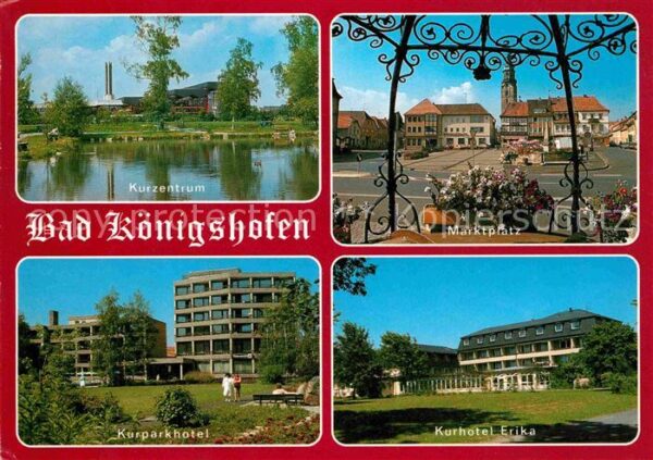 Bad Koenigshofen Kurzentrum Marktplatz Kurparkhotel Kurh