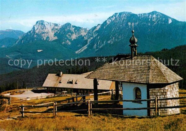Inzell Stoisser Alm mit Hochstaufen und Zwiese