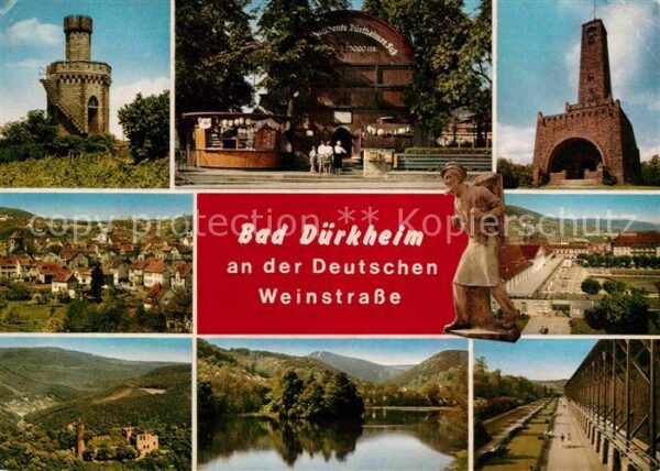 Bad Duerkheim Burgturm Dürkheimer Fass Festung Panora
