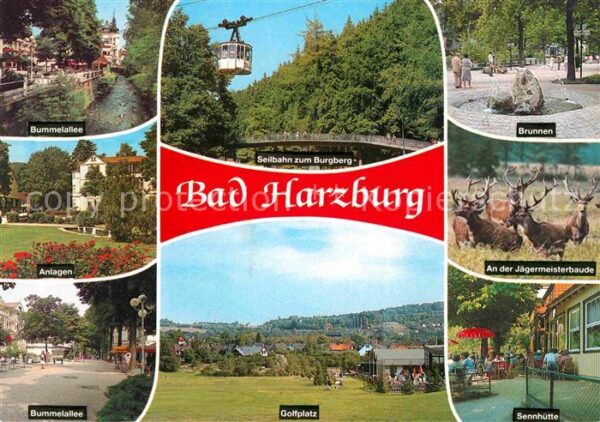 Bad Harzburg Bummelalle Seilbahn Brunnen Anlagen Jäg
