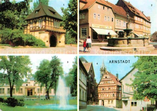 Arnstadt Ilm Fischtor Hopfenbrunnen Kulturhaus des R