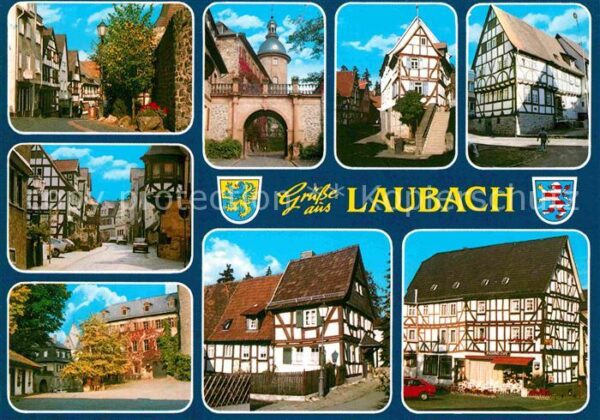 Laubach Hessen Ortsmotive Fachwerkhäuser