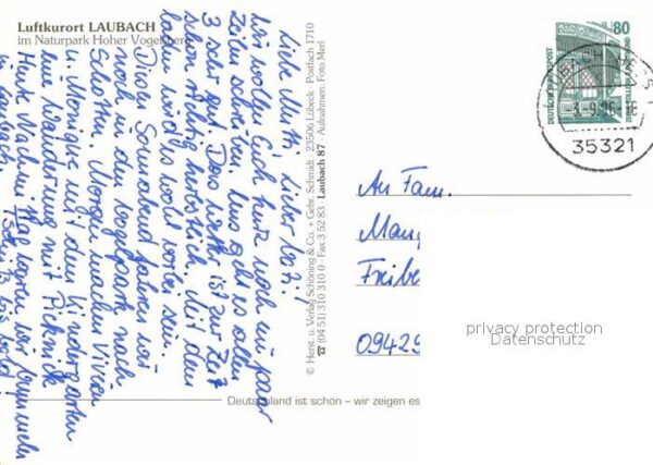 Laubach Hessen Ortsmotive Fachwerkhäuser – Bild 2