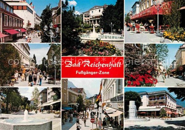 Bad Reichenhall Fussgängerzone Ludwig Salzburger und Ba