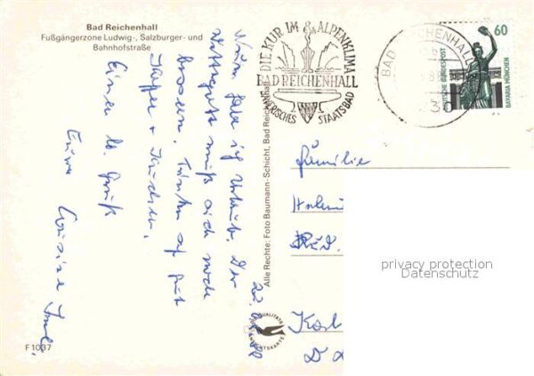 Bad Reichenhall Fussgängerzone Ludwig Salzburger und Ba – Bild 2