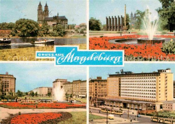 Magdeburg Dom Kulturpark Rotehorn Wilh Pieck Alle