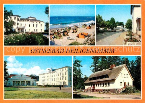 Heiligendamm Ostseebad Maxim Gorki Haus Strand Ortsansicht Hau