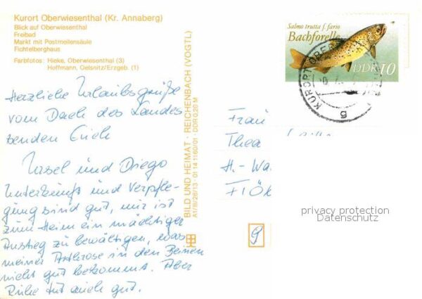 Oberwiesenthal Erzgebirge Panorama Seilbahn Freibad Markt Postmei – Bild 2