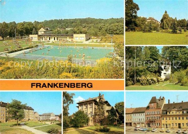 Frankenberg Sachsen Freibad Neubaugebiet Feierabendheim Vol