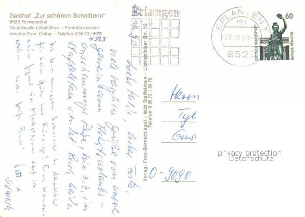 Romansthal Oberfranken Gasthof Zur schönen Schnitterin Gaststu – Bild 2