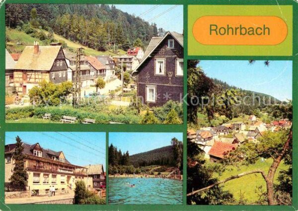 Rohrbach Saalfeld Ortsmotiv Konsum Gaststätte Sorbitzgrun