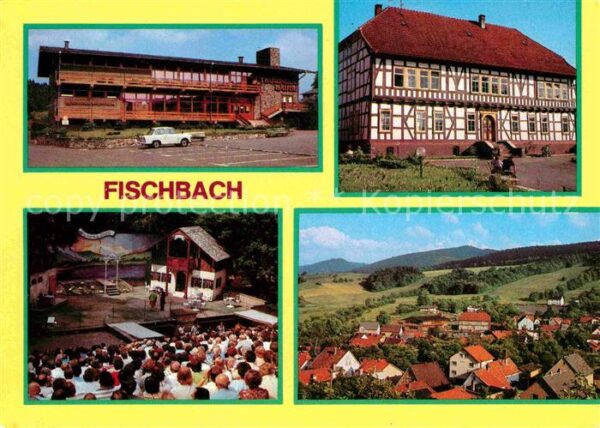 Fischbach Rhoen Thüringenbaude Fachwerkhaus Bergbühne B