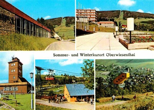 Oberwiesenthal Erzgebirge Hallenbad IG Wismut Aktivist Fichtelber