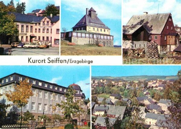 Seiffen Erzgebirge HOG Buntes Haus Schwartenbergbaude Frei