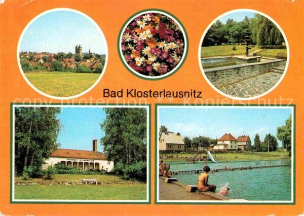 Bad Klosterlausnitz Teilansicht Kurpark Sanatorium Dr Fried
