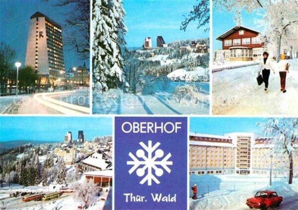 Oberhof Thueringen FDGB Erholungsheim Rennsteig Interhotel