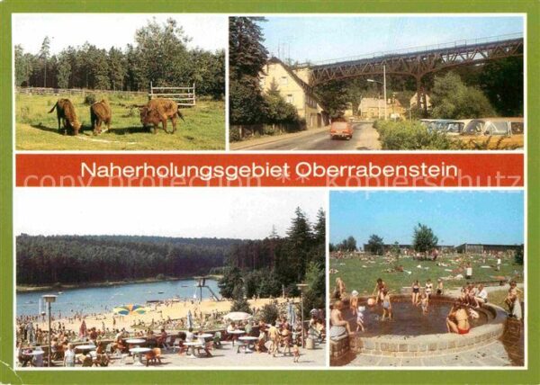 Karl-Marx-Stadt Naherholungsgebiet Oberrabenstein Wisen