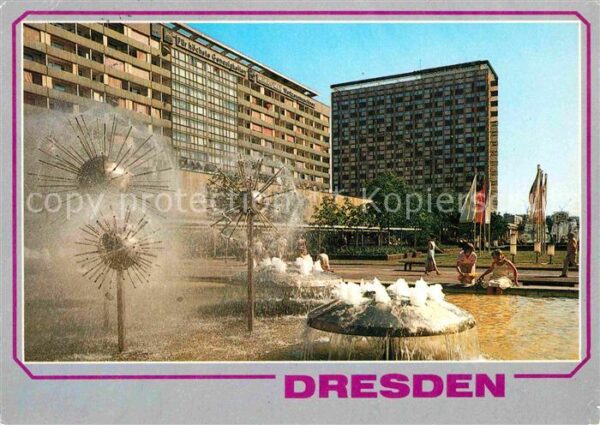Dresden Prager Strasse Hochhäuser