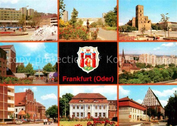 Frankfurt Oder Karl Marx Str Rathaus Botanischer Garte