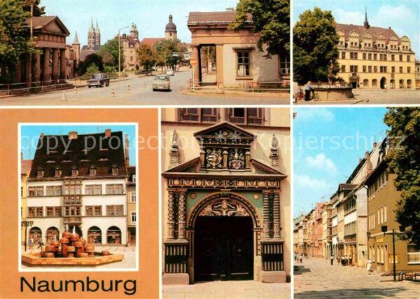 Naumburg Saale Salztor Rathaus Holzmarkt Rathausportal