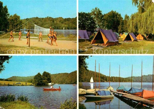 Kriebstein Talsperre Falkenhain Spielplatz Zeltpla