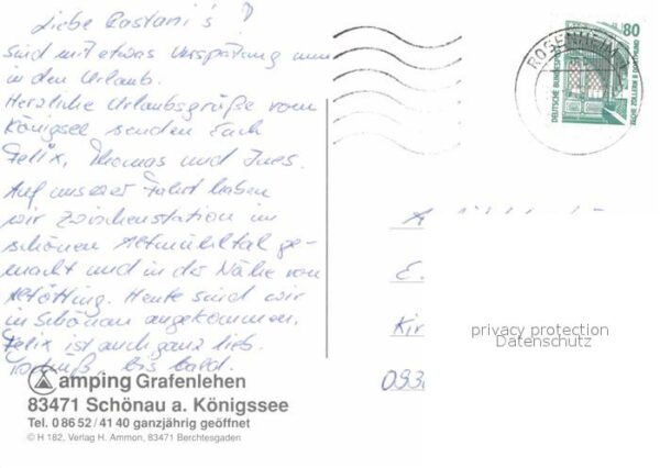 Schoenau Koenigssee Camping Grafenlehen – Bild 2