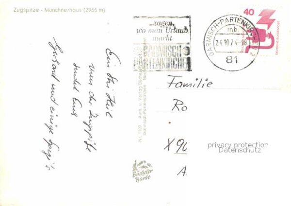 Zugspitze Münchner Haus Alpenpanorama – Bild 2