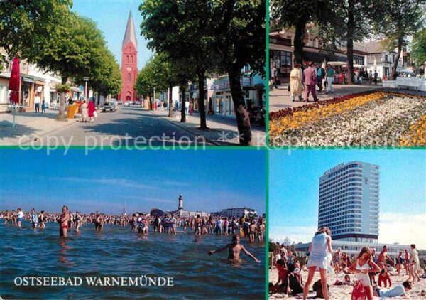 Warnemuende Ostseebad Mühlenstr Promenade Alter Strom Strandp