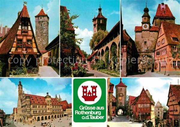 Rothenburg Tauber Bauwerke und Sehenswürdigkeiten