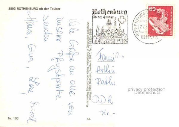 Rothenburg Tauber Bauwerke und Sehenswürdigkeiten – Bild 2