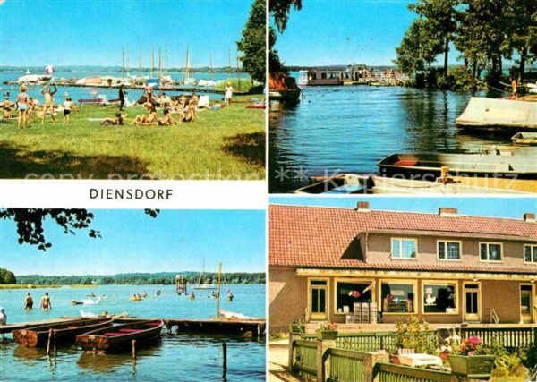 Diensdorf-Radlow Scharmützelsee Strandpartie Seebrücke